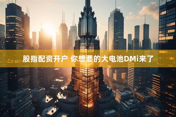 股指配资开户 你想要的大电池DMi来了